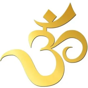 Om Golden Acrylic Cutout For Resin Art